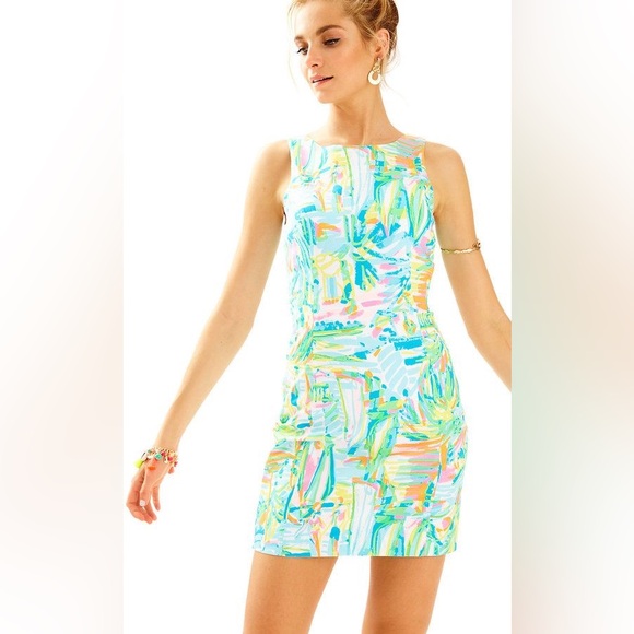Lilly Pulitzer Dresses & Skirts - Lilly Pulitzer Courtney Shift Dress - Multicolor Tropical Mini Dress